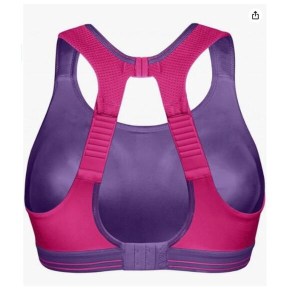 Shock Absorber Women's Ultimate Run Bra Pink Purple - Picture 2 of 10